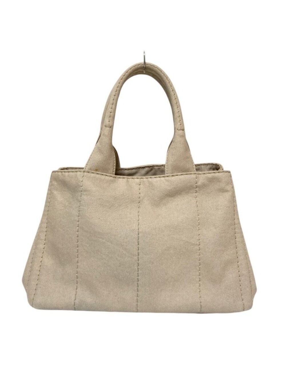 Prada Canapa Denim Tote Beige - Picture 3 of 15